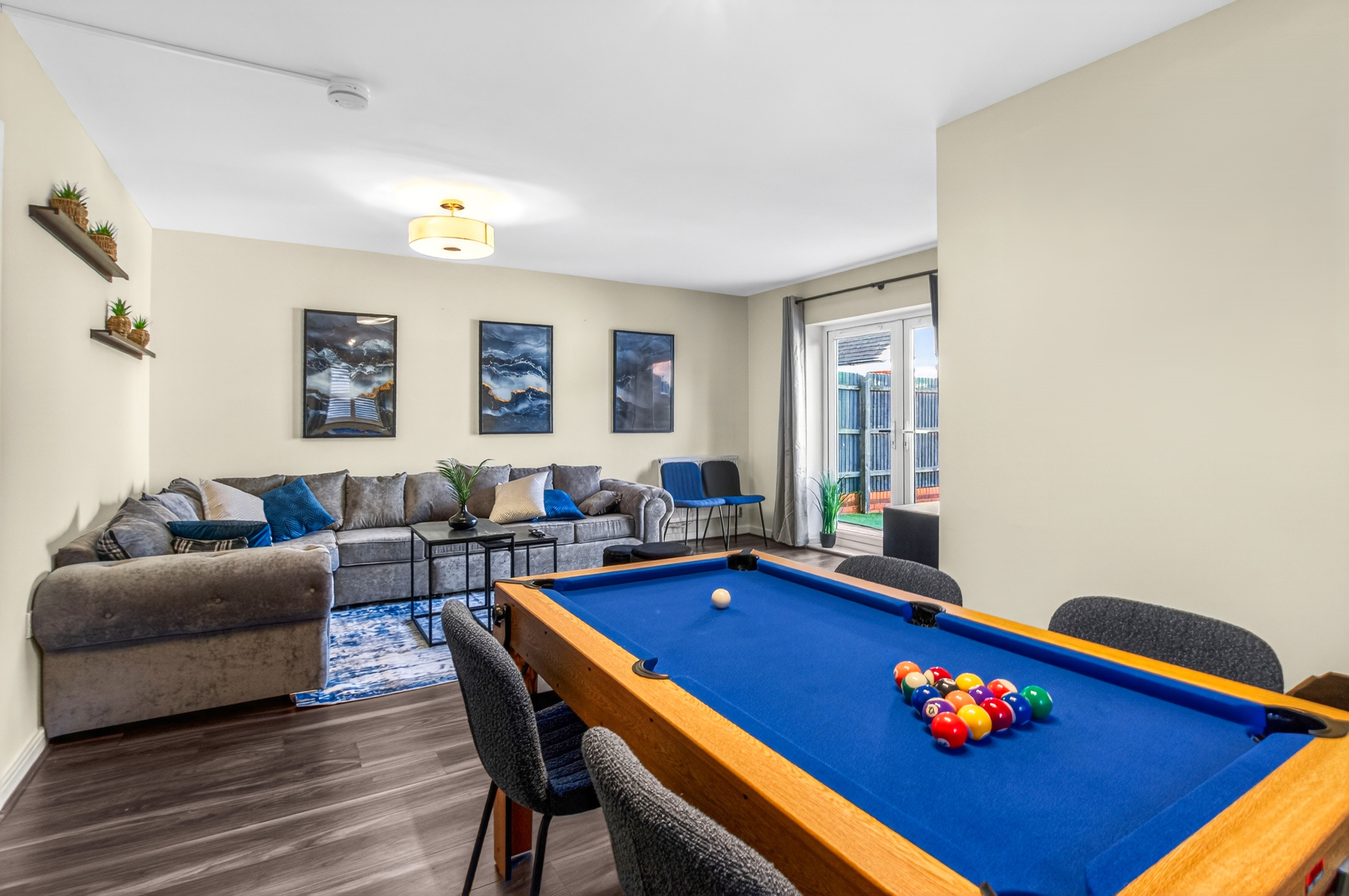 Living room at The Crew Quarter, Conder Boulevard